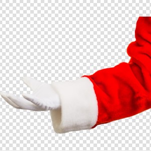 圣诞老人 圣诞老人的手臂 